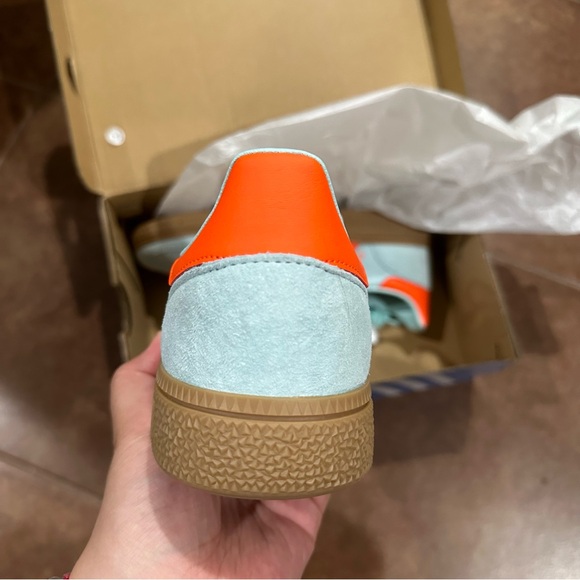 Adidas Originals Handball Spezial Light Blue and Orange - Picture 4 of 7